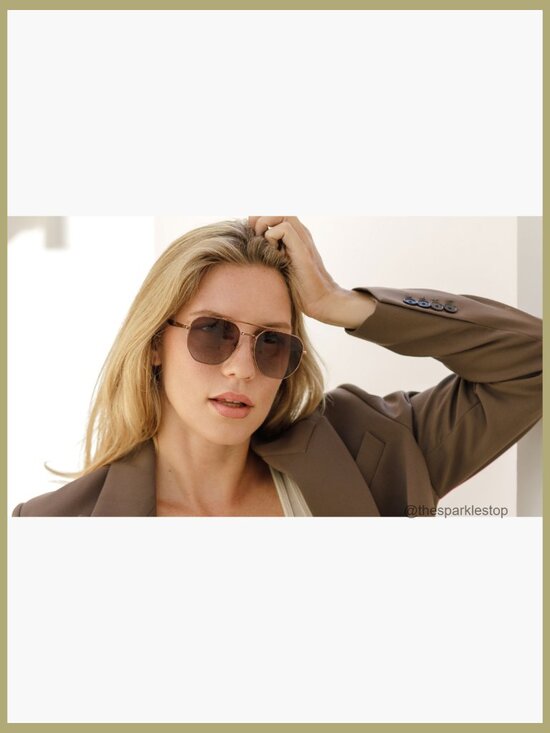 Metal Frame Retro Hexagon Sunglasses UV400 Protection main image 7